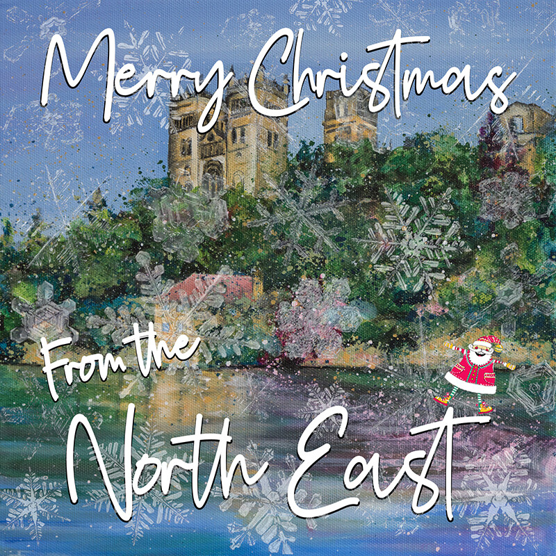Durham Cathedral  Christmas Card. Pack of Six