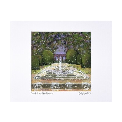 The Alnwick Garden Grand Cascade Limited Edition Print