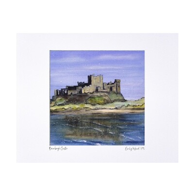 Bamburgh Castle Print - Limited Edition