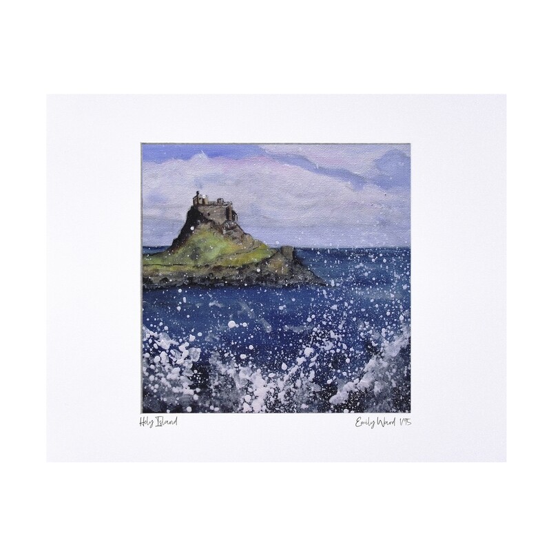 Holy Island Limited Edition Print 40x50cm