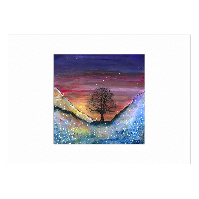 Sycamore Gap  Limited Edition Print 40x50cm