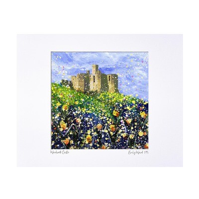 Warkworth Castle Print Limited Edition 40x50cm
