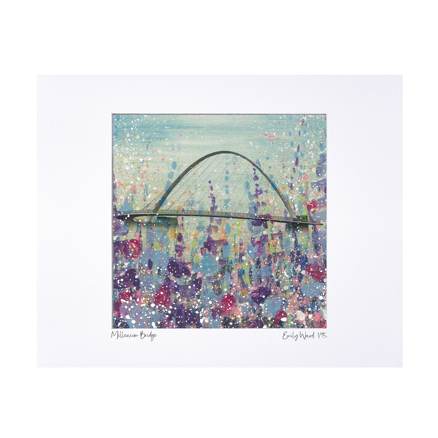 Millennium Bridge Limited Edition Print 40x50cm