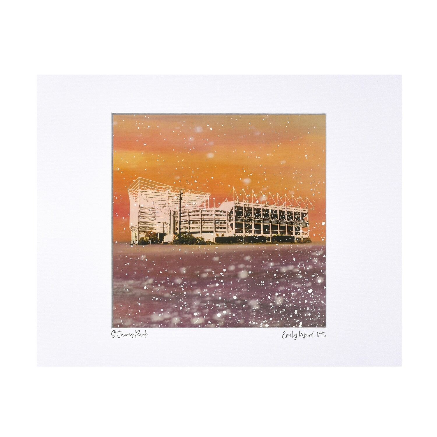 St James' Park Limited Edition Print 40x50cm