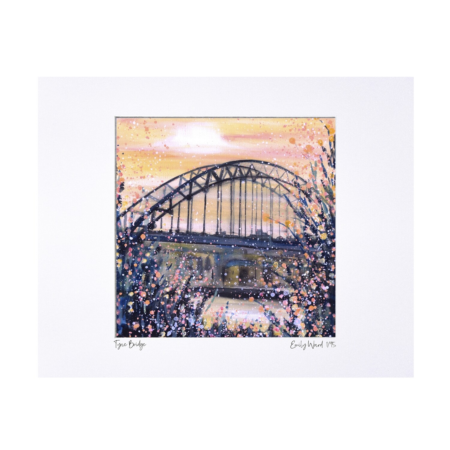 Tyne Bridge Limited Edition Print 40x50cm