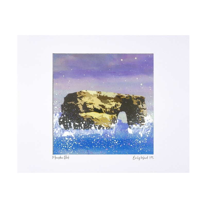 Marsden Rock  Limited Edition Print 40x50cm