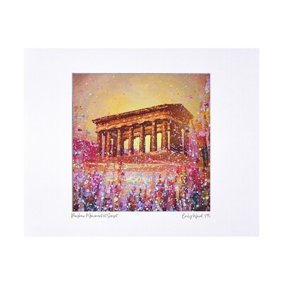 Penshaw Monument at Sunset Limited Edition Print 40x50cm
