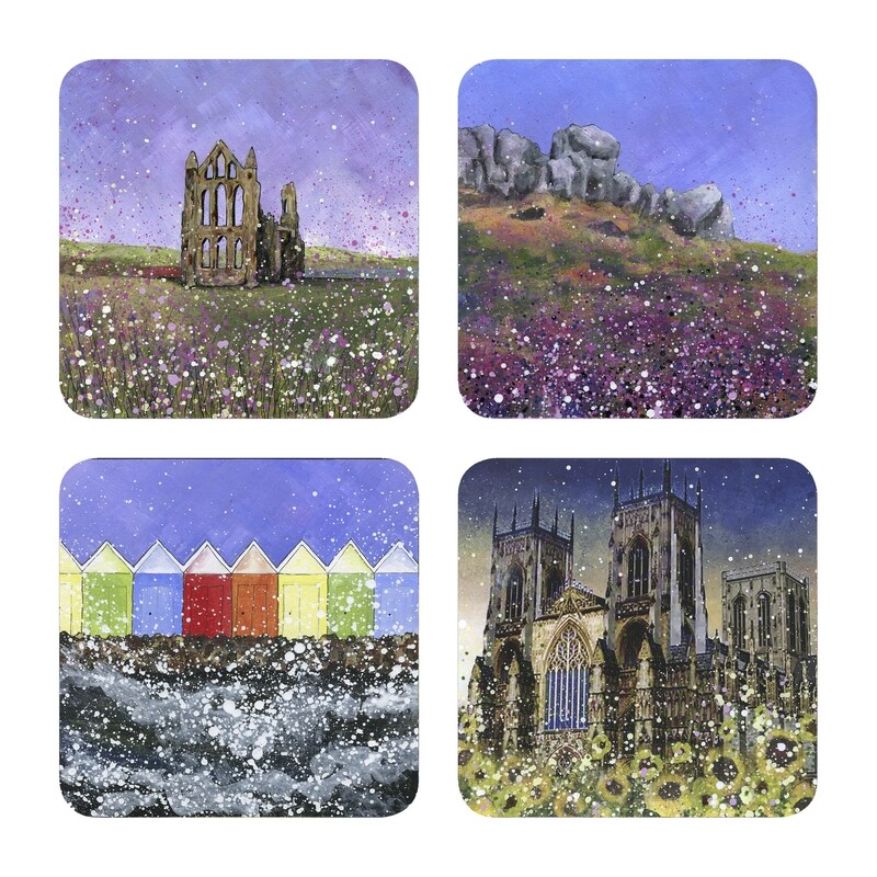 Yorkshire Coasters in a Gift Box