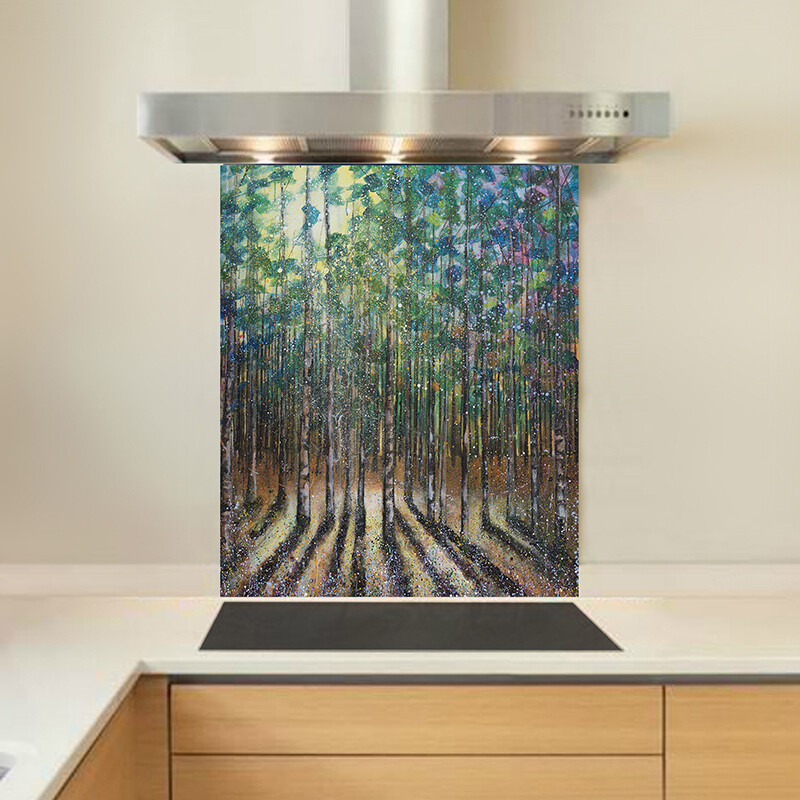 Art Kitchen Splashback Lee's Trees