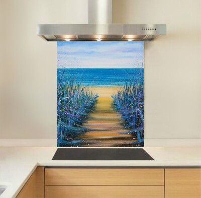 Art - Glass Kitchen Splashback - Going Forward