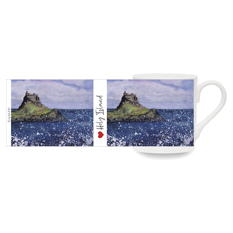 Holy Island Bone China Cup