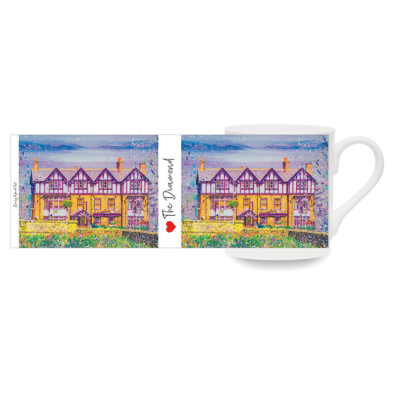 The Diamond  Bone China Cup