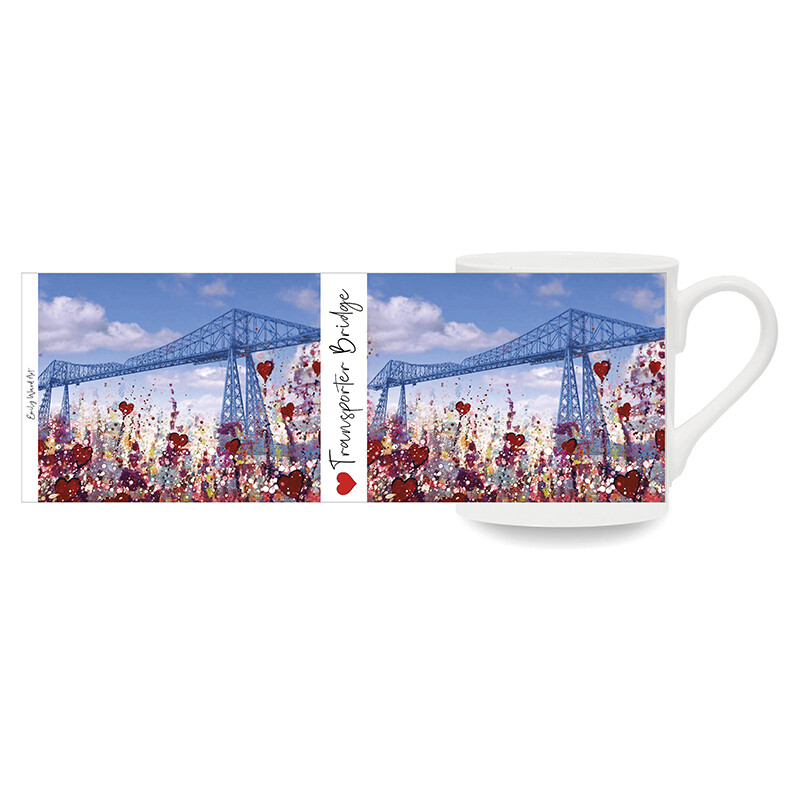 Transporter Bridge Bone China Cup