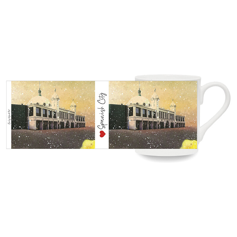 Spanish City Bone China Cup