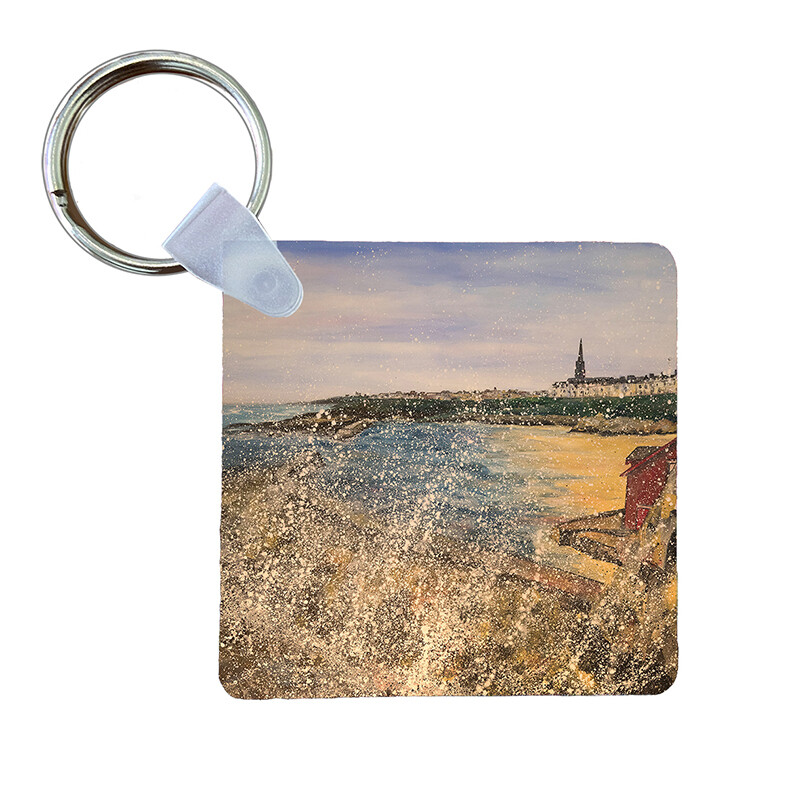 Cullercoats Harbour -  Keyring