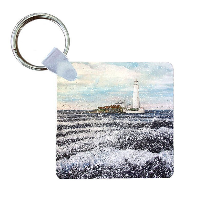 St Mary's Lighthouse  -  Keyring