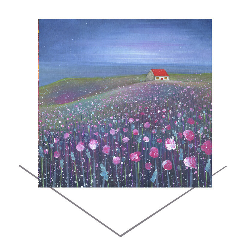 Tranquil Cottage Greeting Card