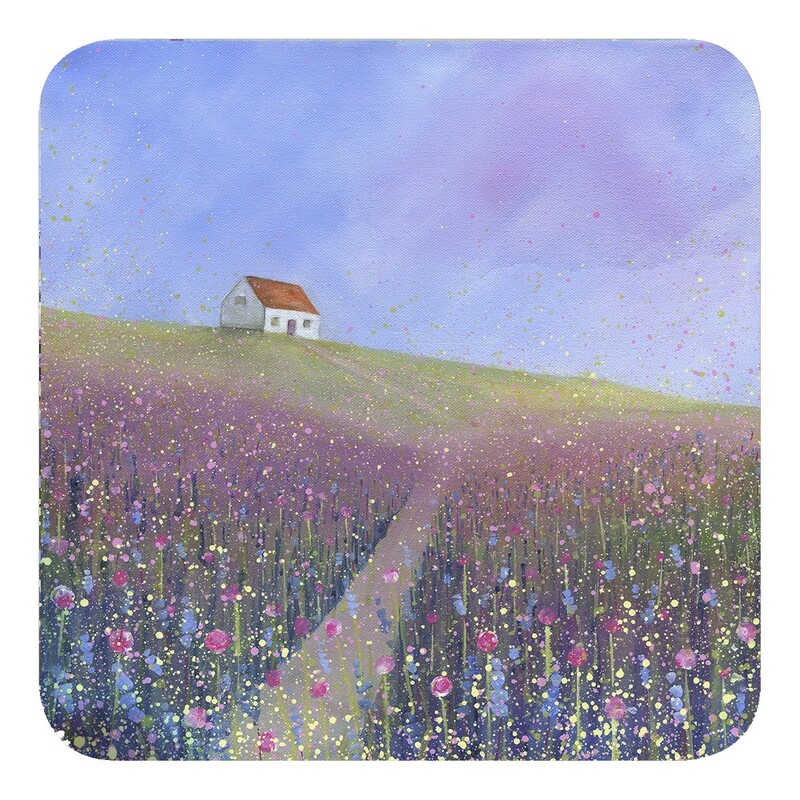 Cottage looking over the Meadow Magnet