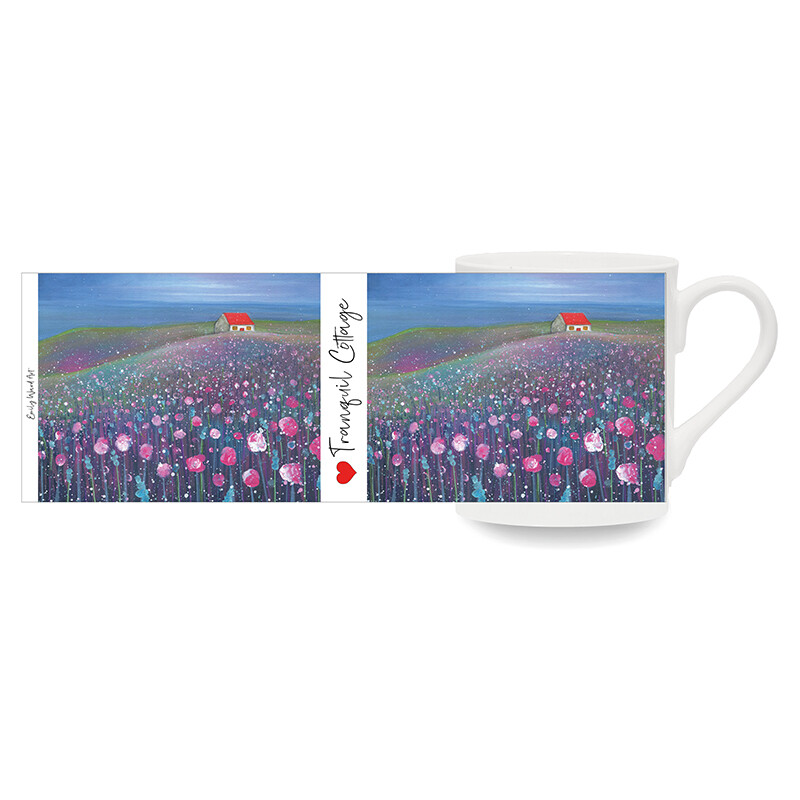Tranquil Cottage Bone China Cup