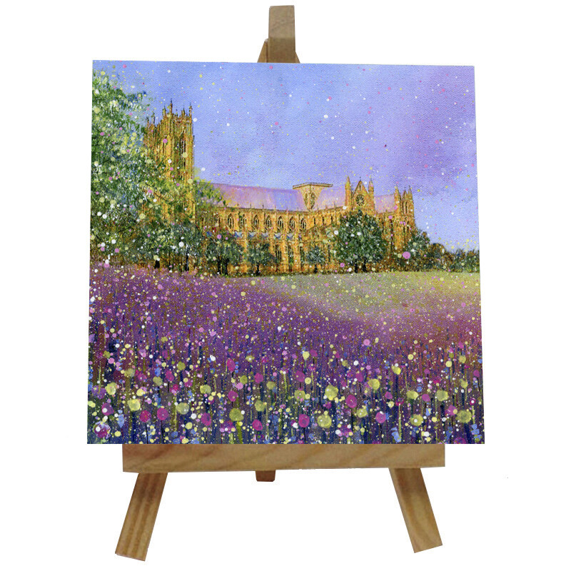 Beverley Minster Ceramic tile with easel