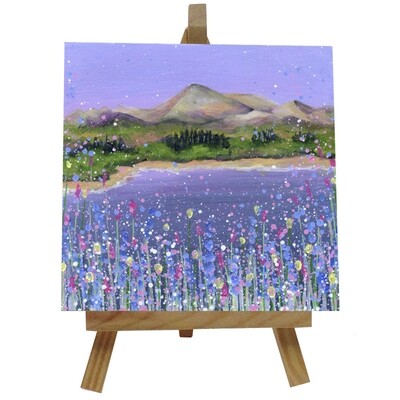 Brodick Bay, Isle of Arran Ceramic tile with easel
