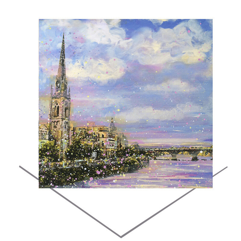 Perth Bridge, River Tay  Greeting Card