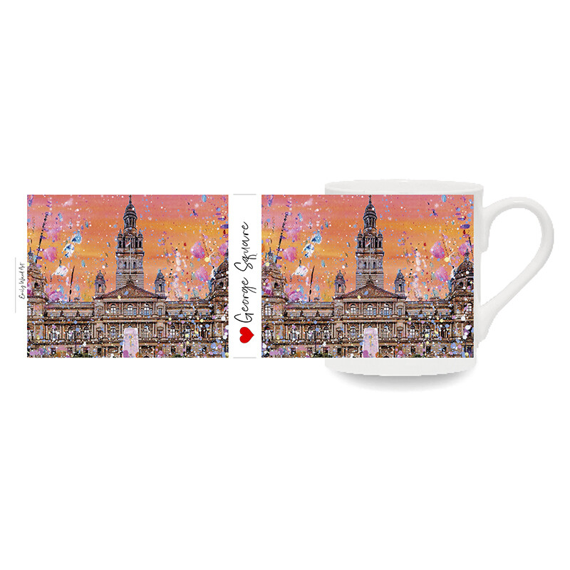 George Square Bone China Cup