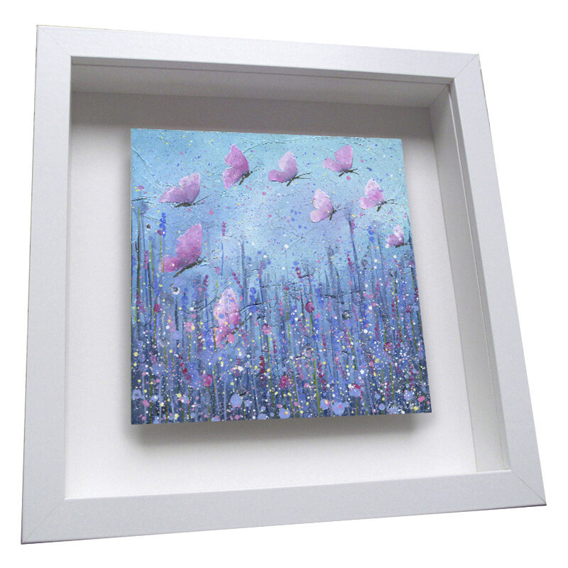 Flying Free Framed Ceramic Tile
