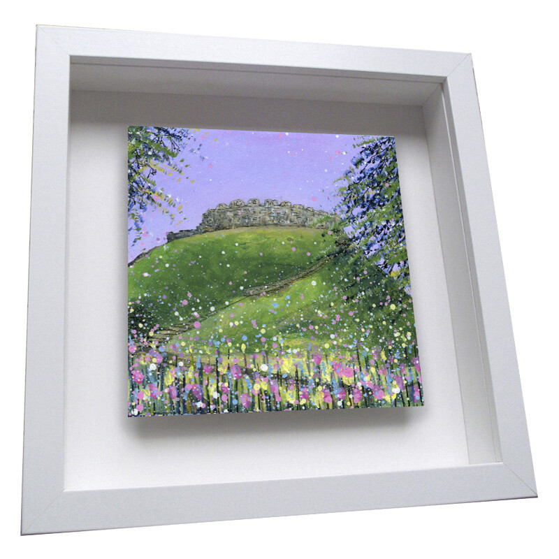 Totnes Castle, Devon Framed Ceramic Tile
