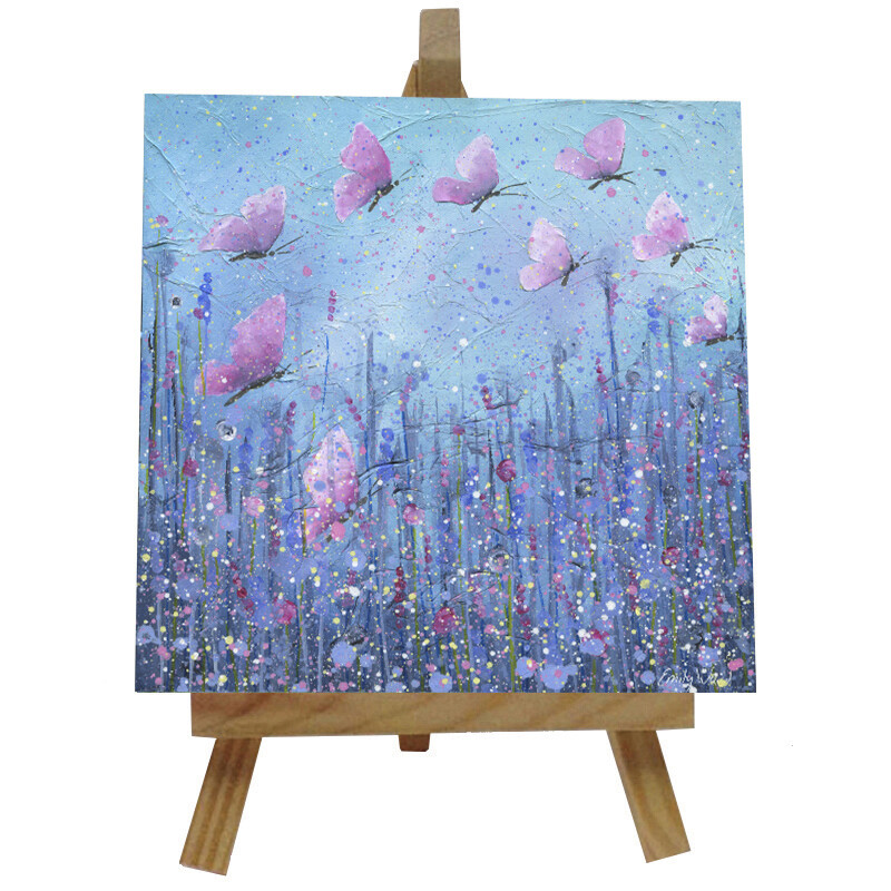 Flying Free tile with easel