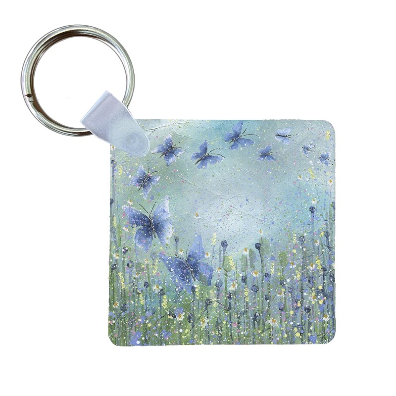 Blissful Butterflies Keyring