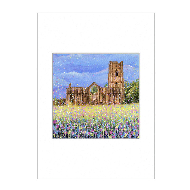Fountains Abbey Open Edition  Print A4