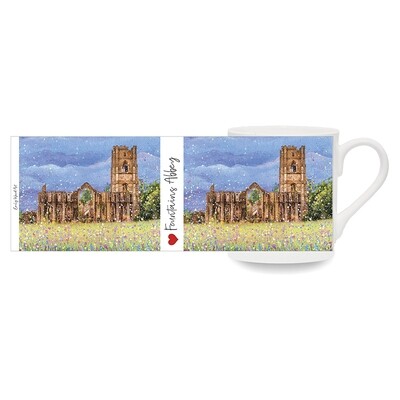 Fountains Abbey Bone China Cup