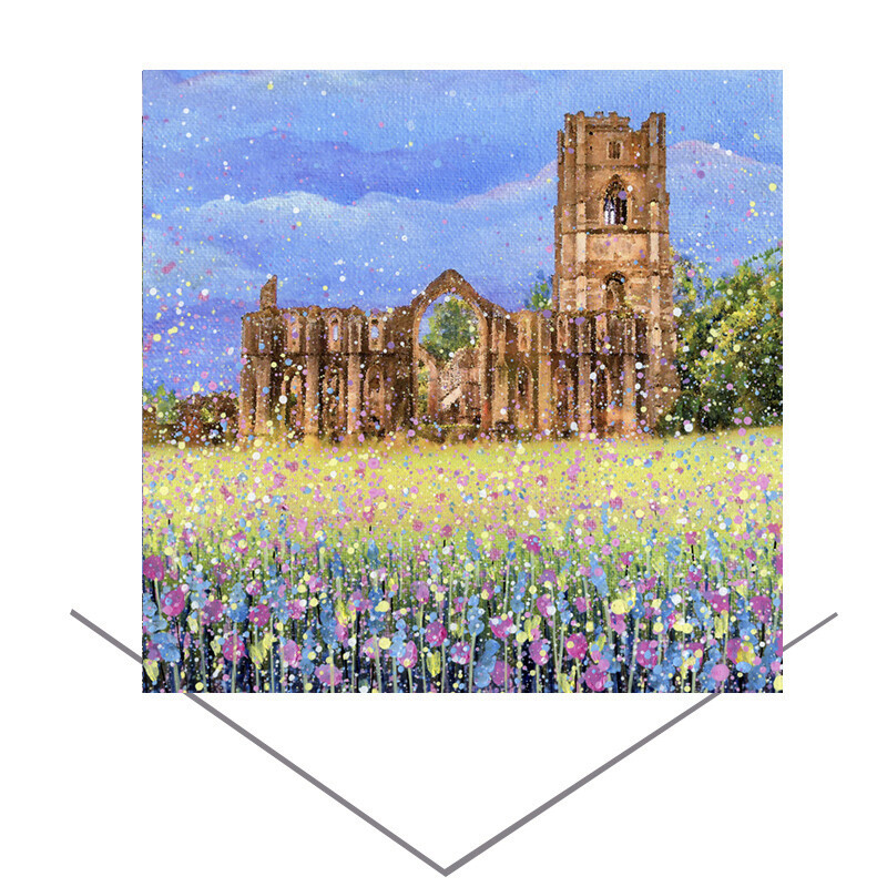 Fountains Abbey Greeting Card