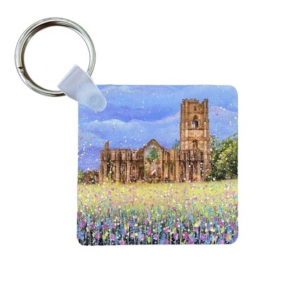Fountains Abbey Keyring