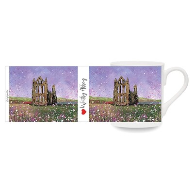 Whitby Abbey Bone China Cup