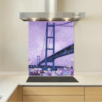 Art - Glass Kitchen Splashback - Humber Bridge