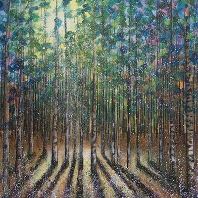 Emily Ward Lees Trees Canvas Print