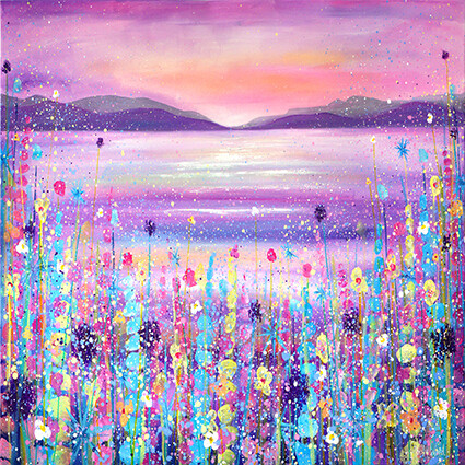 Purple Mountains  Canvas Print