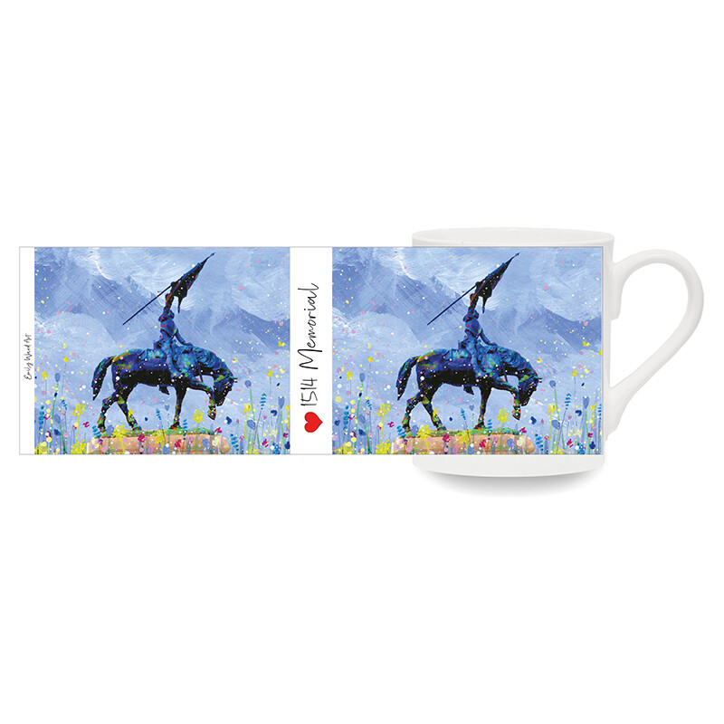 1514 Memorial Horse, Hawick Bone China Cup