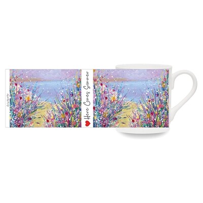 Here Comes Summer Art Bone China Cup