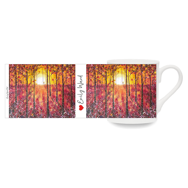 Magical Trees Art Bone China Cup