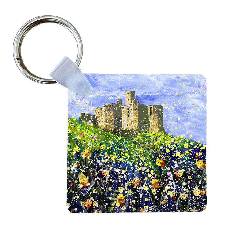 Warkworth Castle Art Keyring