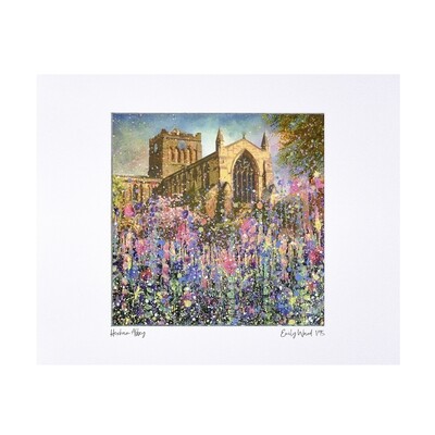Hexham Abbey, Northumberland, Limited Edition Art Print