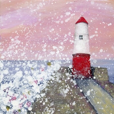 Berwick Lighthouse Canvas Art Print
