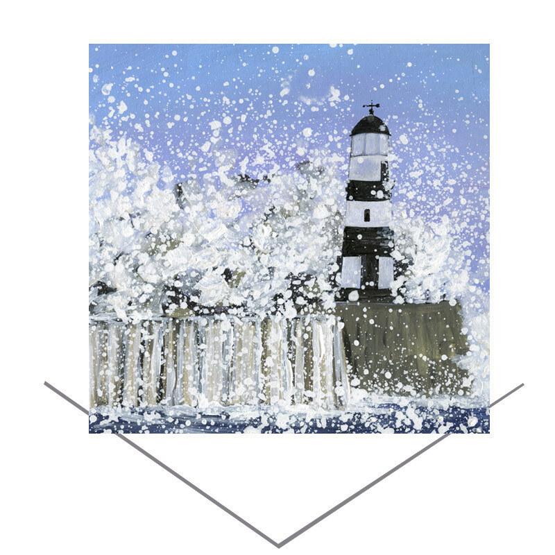 Seaham Lighthouse Greeting Card
