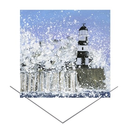 Seaham Lighthouse Greeting Card