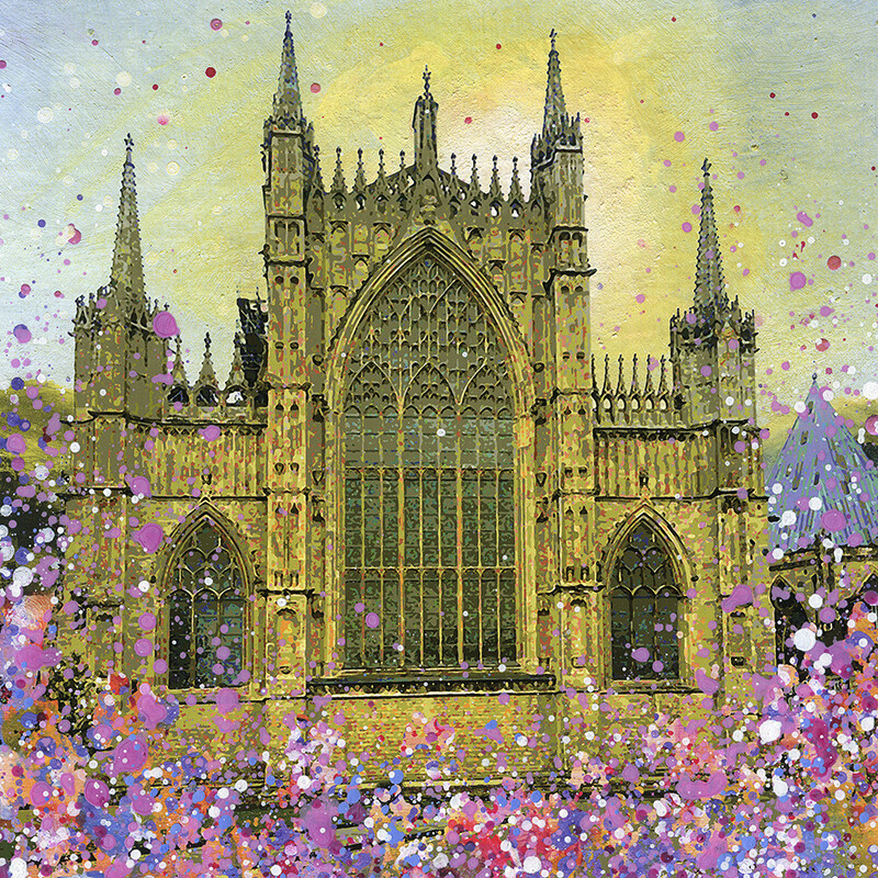 York Minster, East Window Canvas Print