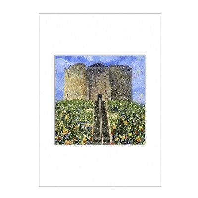 Clifford's Tower Open Edition Print A4