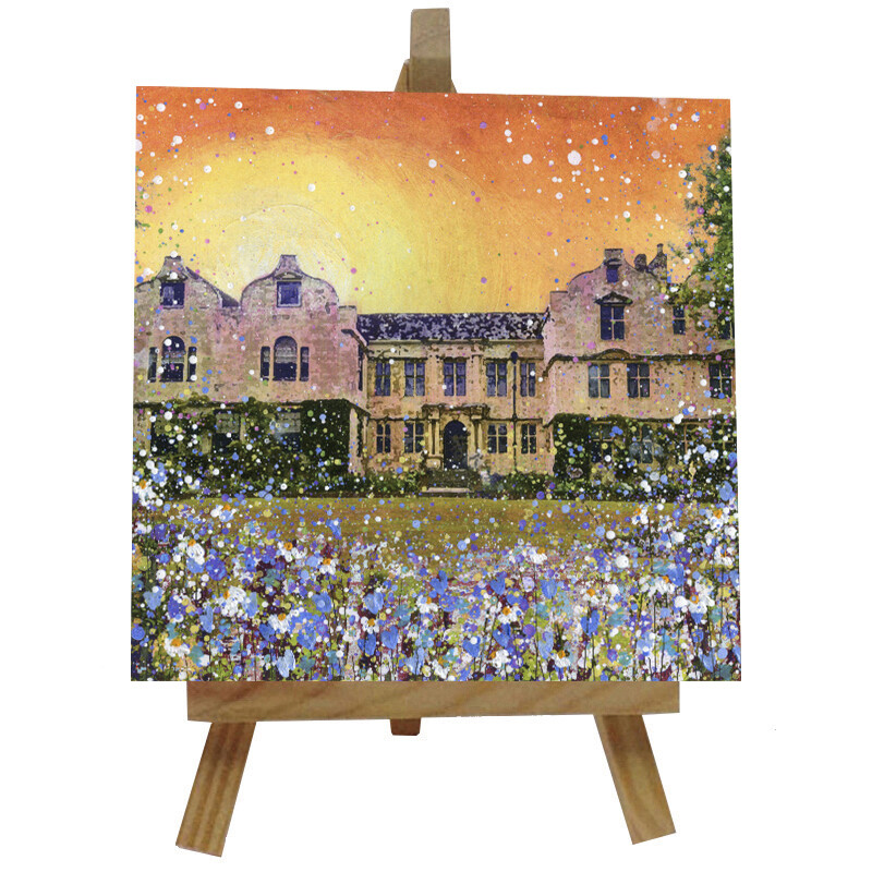 Treasurer's House Ceramic tile with easel